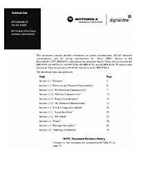 DataSheet MPC8260AEC pdf